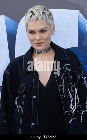 Membro del cast Jessie J, la voce di Brooke nel movimento animato immagine sci-fi commedia "Ice Age: Rotta di collisione' premiere presso il Teatro Zanuck nel ventesimo secolo Fox Studios molto a Los Angeles il 16 luglio 2016. Storyline Scrat epico di perseguimento del suo sfuggente ghianda catapulte di lui al di fuori della terra, dove egli accidentalmente set fuori una serie di eventi cosmici che trasformano e minacciano il pianeta. Foto di Jim Ruymen/UPI Foto Stock