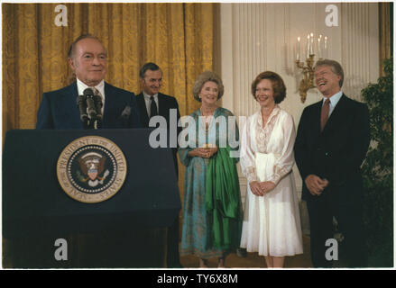 Jimmy Carter ospita OSU reception per Bob Hope Foto Stock