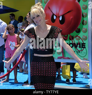 Membro del cast Anna Faris , la voce del jailbreak in movimento animato immagine commedia "Il filmato Emoji' assiste la premiere del film al Regency Village Theater di Westwood sezione di Los Angeles il 23 luglio 2017. Storyline Gene, un multi-expressional gli Emoji, si mette in cammino per diventare un normale gli Emoji. Foto di Jim Ruymen/UPI Foto Stock