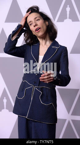 L'attrice Sally Hawkins assiste il novantesimo annuale di Academy Awards Oscar nomination pranzo presso il Beverly Hilton Hotel di Beverly Hills, la California il 5 febbraio 2018. Foto di Jim Ruymen/fino Foto Stock