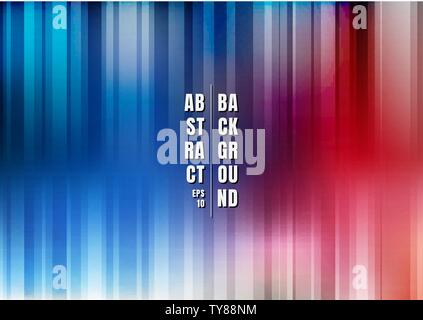 Abstract Striped Multicolore colorato sfocata liscia blu e rosso sfondo verticale. Illustrazione Vettoriale Illustrazione Vettoriale