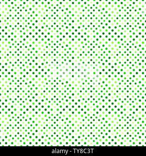 Geometrica circolare seamless pattern design sfondo - abstract verde grafica vettoriale Illustrazione Vettoriale