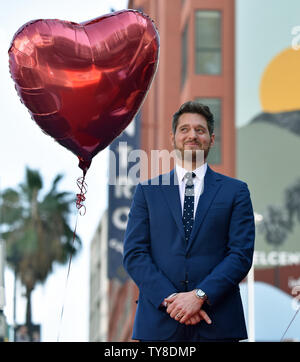 Michael Buble assiste la stella cerimonia di inaugurazione in onore di lui con la 2,650th della stella sulla Hollywood Walk of Fame a Los Angeles, la California il 16 novembre 2018. Foto di Chris Chew/UPI Foto Stock