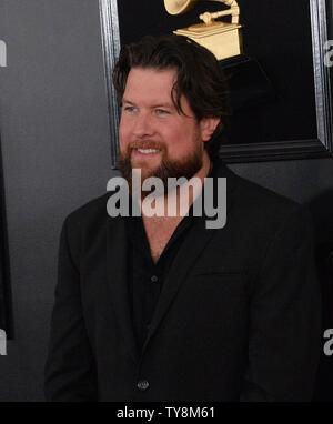 Zach Williams arriva per la 61Annual Grammy Awards tenutosi presso Staples Center a Los Angeles il 10 febbraio 2019. Foto di Jim Ruymen/UPI Foto Stock