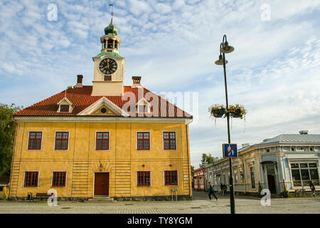 RAUMA - FINLANDIA IL 07/31/ 2009 il municipio di Rauma, Patrimonio Mondiale dell Unesco, Finlandia Foto Stock