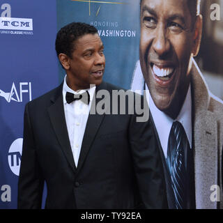 Honoree Denzel Washington assiste la quarantasettesima annuale di AFI Life Achievement Award gala tributo al Dolby nel teatro della sezione di Hollywood di Los Angeles il 6 giugno 2019. Foto di Jim Ruymen/UPI Foto Stock