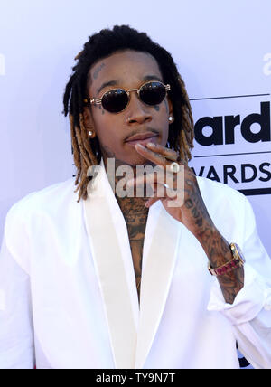Il cantante Wiz Khalifa assiste l annuale Billboard Music Awards tenutosi a T-Mobile Arena di Las Vegas, Nevada, il 22 maggio 2016. Foto di Jim Ruymen/UPI Foto Stock