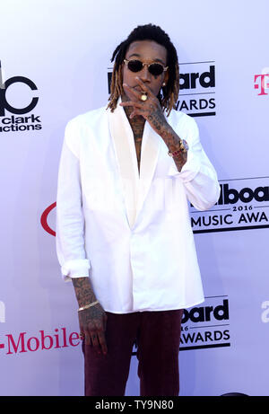 Il cantante Wiz Khalifa assiste l annuale Billboard Music Awards tenutosi a T-Mobile Arena di Las Vegas, Nevada, il 22 maggio 2016. Foto di Jim Ruymen/UPI Foto Stock
