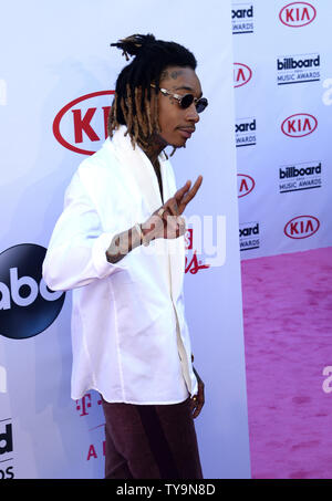 Il cantante Wiz Khalifa assiste l annuale Billboard Music Awards tenutosi a T-Mobile Arena di Las Vegas, Nevada, il 22 maggio 2016. Foto di Jim Ruymen/UPI Foto Stock