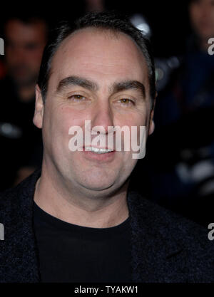 Direttore britannico Oliver Parker assiste la premiere mondiale di 'St Trinian's" presso Empire, Leicester Square a Londra il 10 dicembre 2007. (UPI foto/Rune Hellestad) Foto Stock