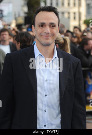 Attore americano Hank Azaria frequentare la premiere mondiale di " Una notte al museo 2' all'Impero, Leicester Square a Londra il 12 maggio 2009. (UPI foto/Rune Hellestad) Foto Stock