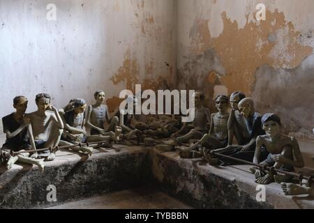 Trai il Phu Hai in prigione Con Dao - ex coloniali Francesi campo di prigionia Poulo Condor sull'isola vietnamita Con Dao | Utilizzo di tutto il mondo Foto Stock