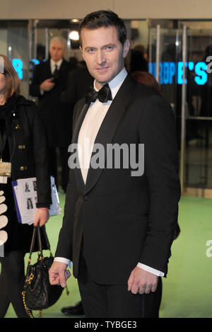 Attore inglese Richard Armitage assiste il Regno Unito premiere di 'The Hobbit: un inaspettato viaggio' all'Odeon Leicester Square e Empire Leicester Square a Londra il 12 dicembre 2012. UPI/Paolo Treadway Foto Stock