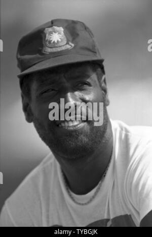 Cricket 1991 Viv Richards - West Indies Foto di Tony Henshaw Foto Stock