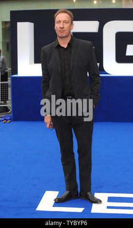 Attore inglese David Thewlis assiste la Premiere mondiale di 'Legenda' di Odeon Leicester Square a Londra il 3 settembre 2015. Foto di Paul Treadway/UPI Foto Stock