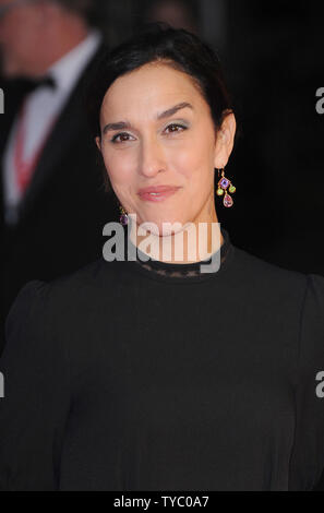 Direttore inglese Sarah Gavron assiste uno screening di 'Suffregette' sull'apertura notturna del BFI London Film Festival di Odeon Leicester Square a Londra il 7 ottobre 2015. Foto di Paul Treadway/UPI Foto Stock