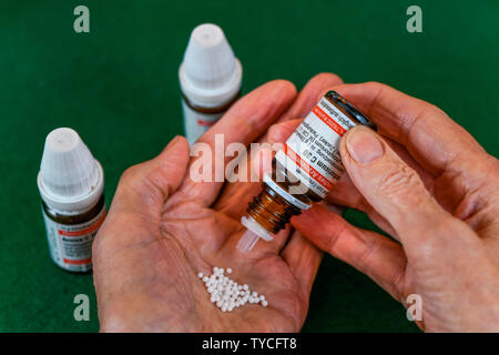 Homoeopathic medicamenti Foto Stock