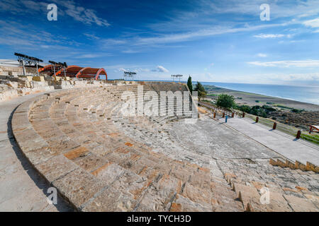 Anfiteatro, Ausgrabungsstaette, Kourion, Zypern Foto Stock