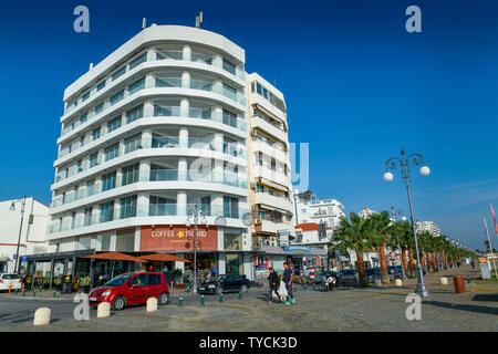 Hotel, Strandpromenade, Piale Pasar, Larnaka, Republik Zypern Foto Stock