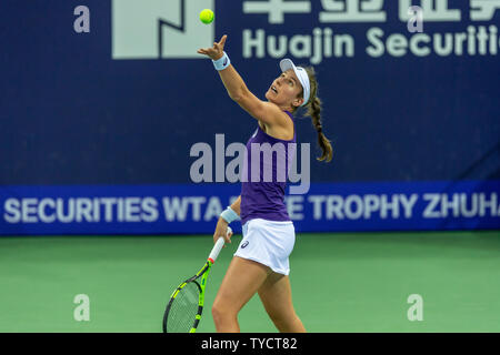 Johanna Konta, un famoso British di tennis femminile player. Foto Stock