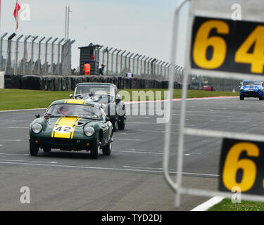 Michael Birch, Gareth Burnett, Lotus ELITE S2, Pre 63 vetture GT, Donington storica festa, maggio 2019, motor racing, motor sport, motorsport, Nostalgia Foto Stock