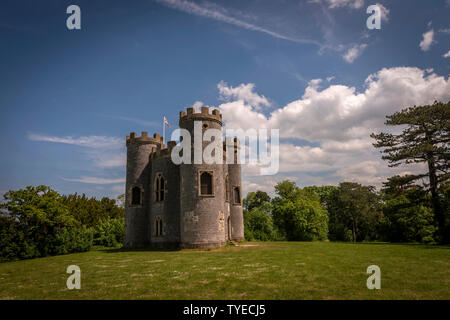 Il castello di Blaise follia sul castello di Blaise in Henbury, Bristol, Regno Unito Foto Stock