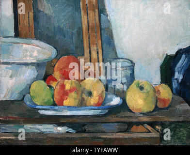 Paul Cézanne - Still Life cassetto aperto 1877 Foto Stock