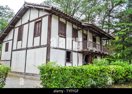Architettura tradizionale di Meiji Villaggio Museo di Architettura, Giappone Foto Stock
