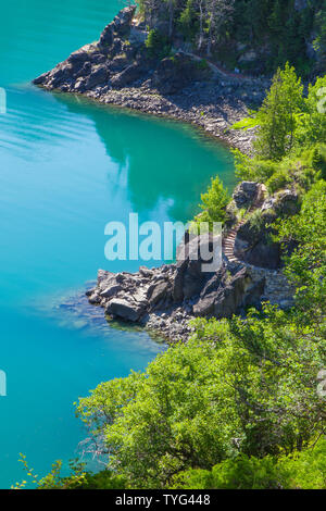 Tianchi Tianshan in estate Foto Stock