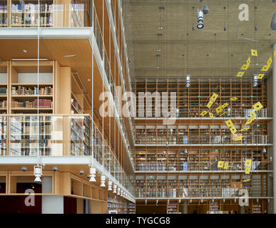 Atene Grecia. La Biblioteca nazionale all'interno del Stavros Niarchos Fondazione Centro Culturale Foto Stock