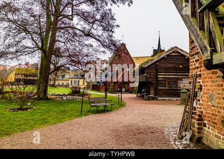 Kulturen, il mondo il secondo più antico museo all aria aperta, nel centro della città di Lund, Svezia. Gennaio 2019. Foto Stock