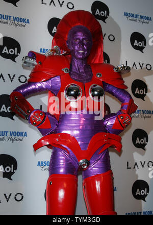 Heidi Klum arriva a Heidi Klum annuale della festa di Halloween a lavo a New York il 31 ottobre 2010. UPI /Laura Cavanaugh Foto Stock