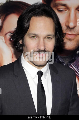 Paul Rudd arriva sul tappeto rosso al New York Premiere di ammissione a AMC Loews Lincoln Square 13 in New York City il 5 marzo 2013. UPI/John Angelillo Foto Stock