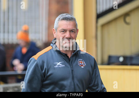 13 giugno 2019 , Mend-a-tubo Jungle, Inghilterra; Betfred Super League, rotonda 18, Castleford Tigers vs Hull FC ; Daryl Powell head coach della Castleford Tigers Credito: Mark Cosgrove/news immagini Foto Stock