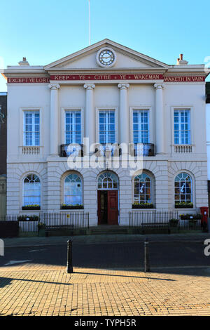 Palazzo del Municipio, Ripon città; North Yorkshire; Inghilterra; Regno Unito Foto Stock