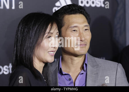 Daniel Dae Kim arriva sul tappeto rosso al serie divergenti: ribelli New York Premiere al Teatro Ziegfeld in 3D nella città di New York il 16 marzo 2015. Foto di Giovanni Angelillo/UPI Foto Stock