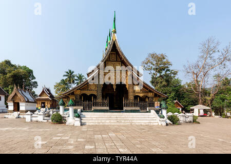 LUANG Prabang, Laos - marzo 2019; Wat Xieng Thong tempio Foto Stock