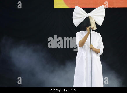 Asa esegue su Good Morning America mostra presso il riquadro Rumsey/SummerStage di Central Park a New York City il 22 luglio 2016. Foto di Giovanni Angelillo/UPI Foto Stock