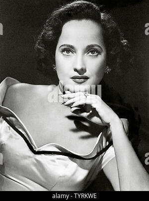 MERLE OBERON (1911-1979) anglo-indiano attrice cinematografica Foto Stock