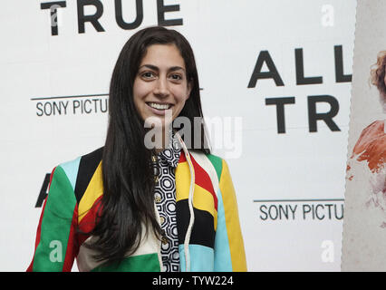 Stephanie Nas arriva sul tappeto rosso al " Tutto è Vero " New York Premiere a Robin Williams Center su maggio 05, 2019 a New York City. Foto di Giovanni Angelillo/UPI Foto Stock