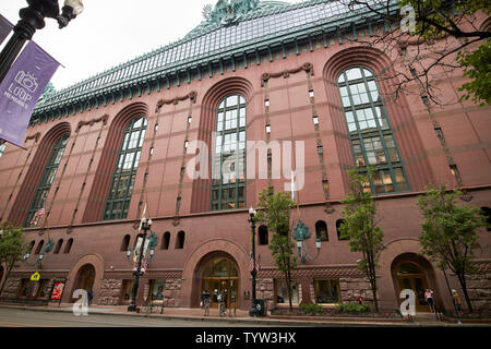 La Harold Washington Library Center o biblioteca centrale per Chicago IL USA Foto Stock