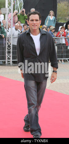 Attore Matt Dillon arriva per una proiezione del suo nuovo film 'crash' alla XXXI annuale degli American Film Festival di Deauville, Francia il 5 settembre 2005. (UPI foto/David Silpa) Foto Stock