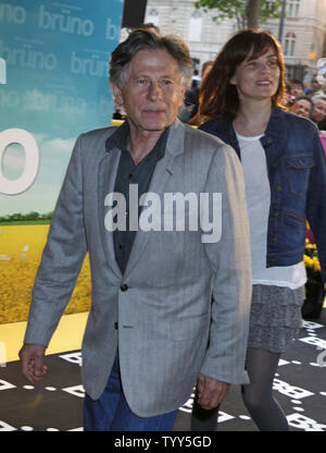 Regia di Roman Polanski arriva al francese premiere del film "Bruno' a Parigi il 15 giugno 2009. (UPI foto/David Silpa) Foto Stock