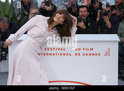 Monia Chokri arriva a un photocall per il film 'La femme de mon frere (un fratello l'Amore)' durante la 72annuale internazionale di Cannes Film Festival di Cannes, Francia il 15 maggio 2019. Foto di David Silpa/UPI Foto Stock