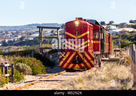 La 507 treno diesel la sostituzione del treno di increspatura tra Goolwa e Victor Harbor in Sud Australia il 26 giugno 2019 Foto Stock