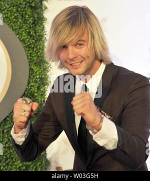 Keith Harkin arriva a Muhammad Ali celebrità Fight Night che raccoglie fondi per il Muhammad Ali Centro Parkinson a Barrow centro neurologico a Phoenix, Arizona, marzo 23, 2013. UPI/Arte Foxall Foto Stock