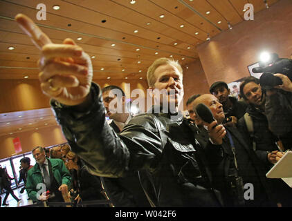 Matthew Modine arriva in corrispondenza della apertura di una mostra intitolata "Full Metal Jacket Diary Redux' durante la 7 Assemblea Roma Festival Internazionale del Film di Roma il 10 novembre 2012. UPI/David Silpa Foto Stock