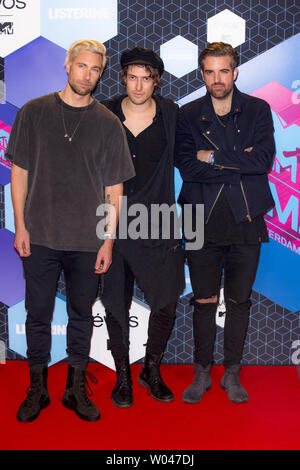 Kensington arriva a MTV Europe Music Awards a Rotterdam, in Olanda il 6 novembre 2016. Foto di Sven Hoogerhuis/UPI Foto Stock