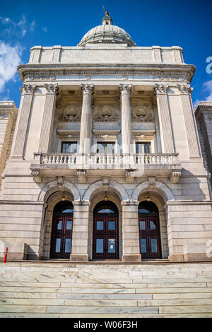 Providence, RI, Agosto 29, 2018: il Rhode Island State House Capitol Foto Stock