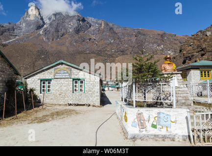 Campo Base Everest Trek, Parco Nazionale di Sagarmatha, Nepal Foto Stock